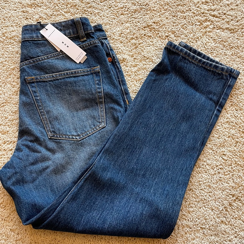 NWT Topshop Mom Jeans